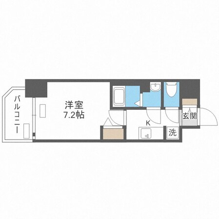 ファステートNAMBA華月の物件間取画像